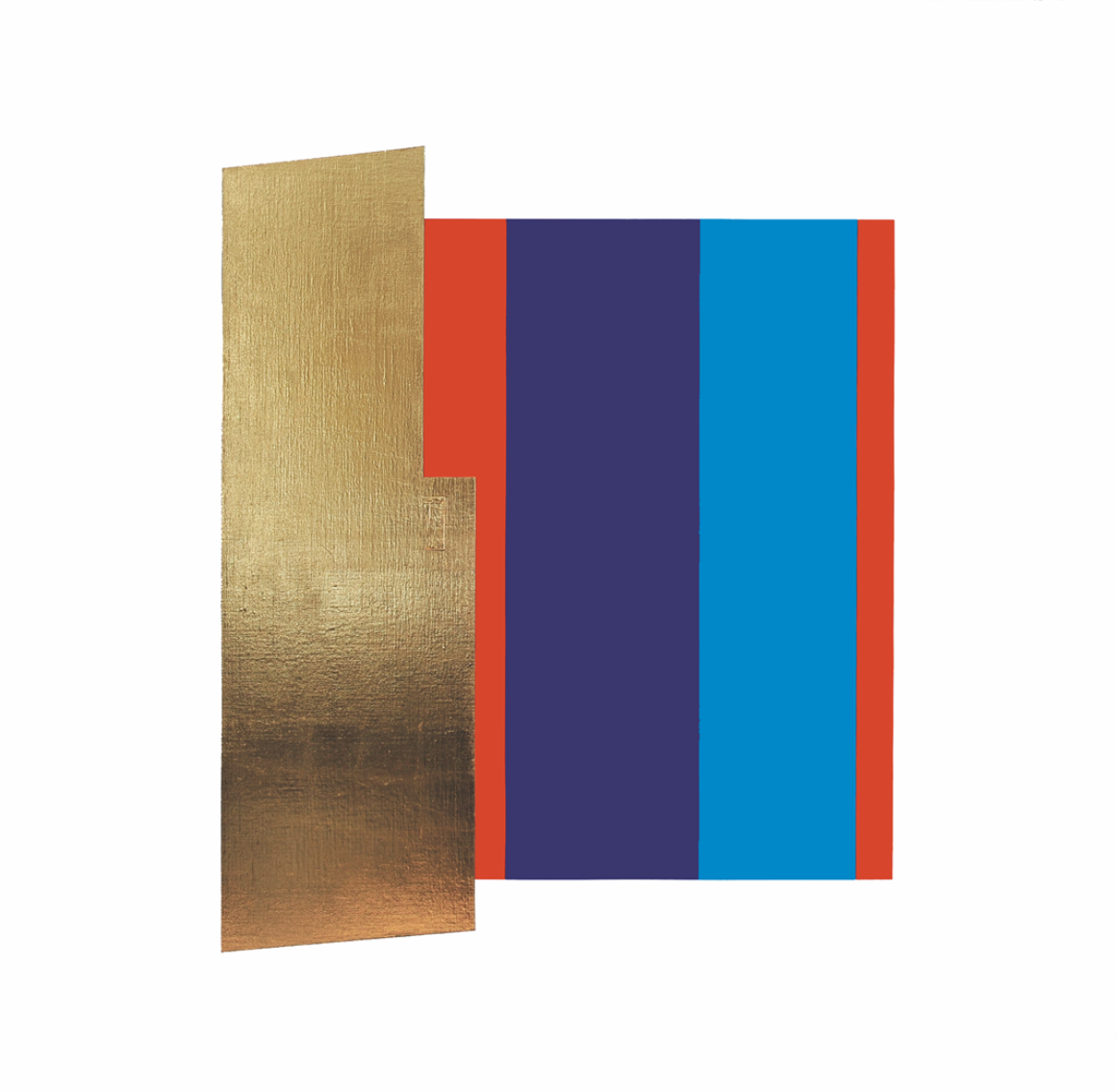 Natfor 05, Acryl & Blattgold, 150x150cm, 2017