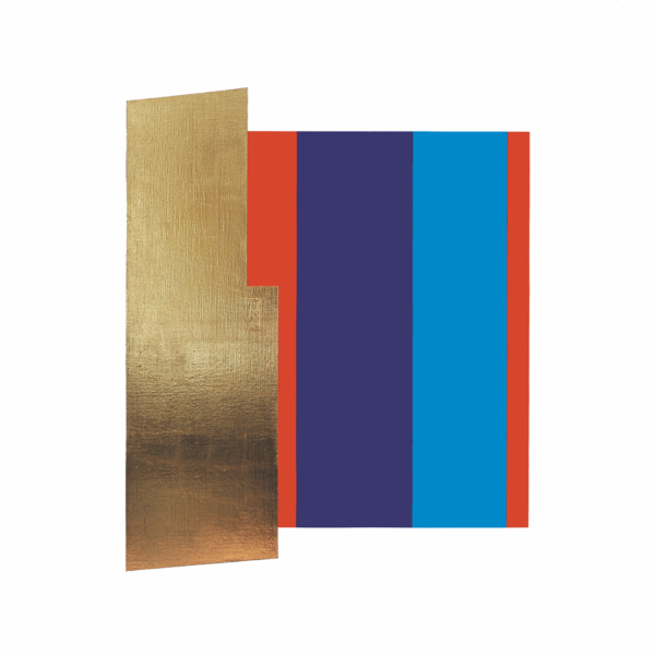 Natfor 05, Acryl & Blattgold, 150x150cm, 2017