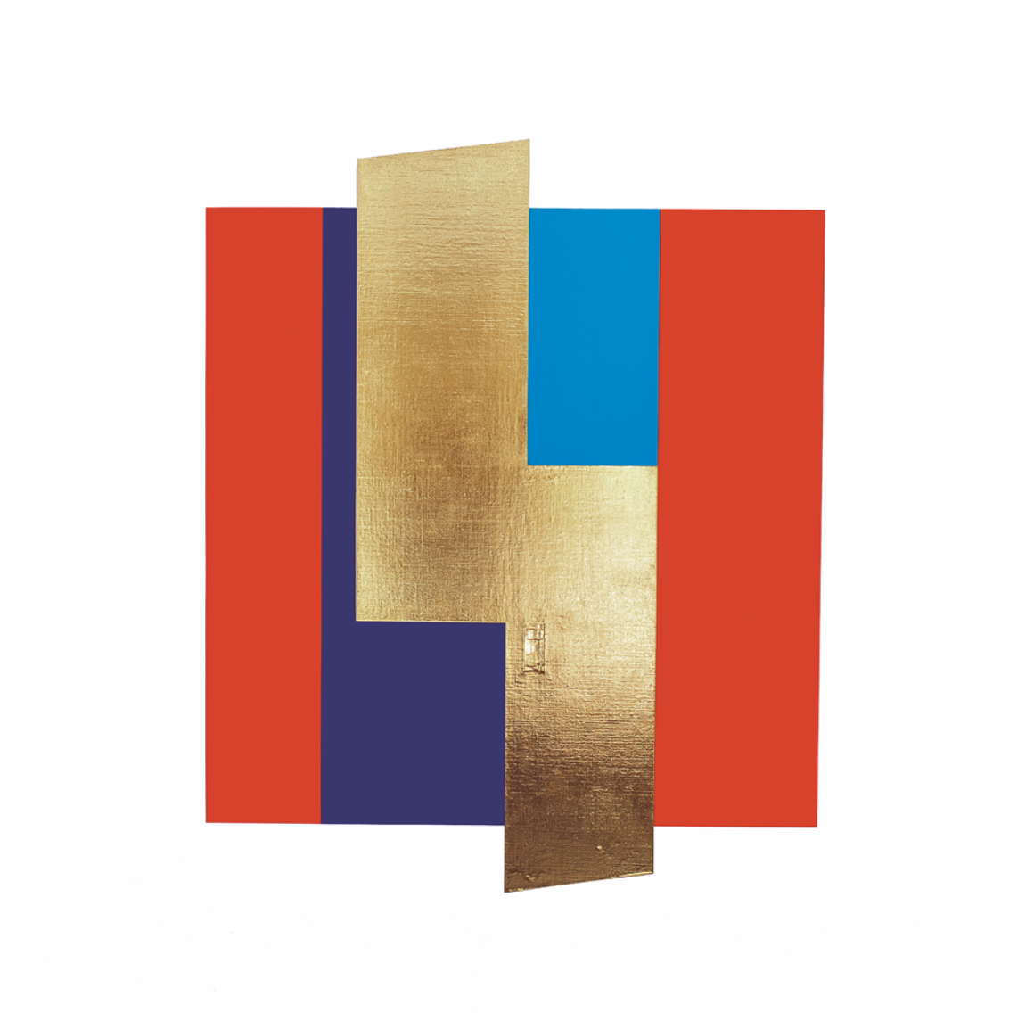 Natfor 07, Acryl & Blattgold, 150x150cm, 2017