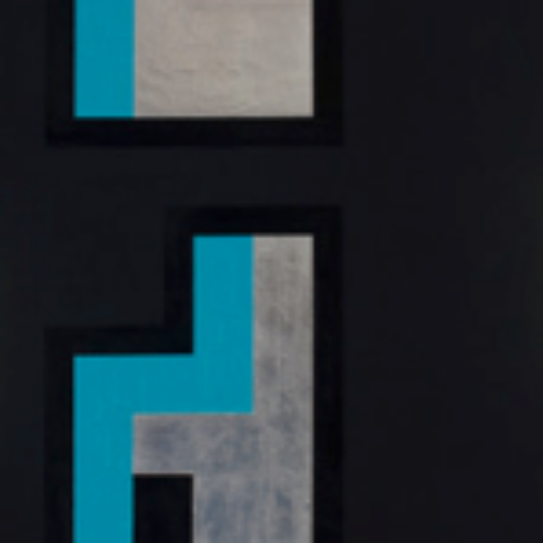 Perfect Illusion, acryl and silver on canvas, 200x70cm, 2014