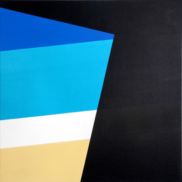 Serie Nero non e´ / Litus, 01/02/03/04 acrylic on canvas 90x90cm, 2020